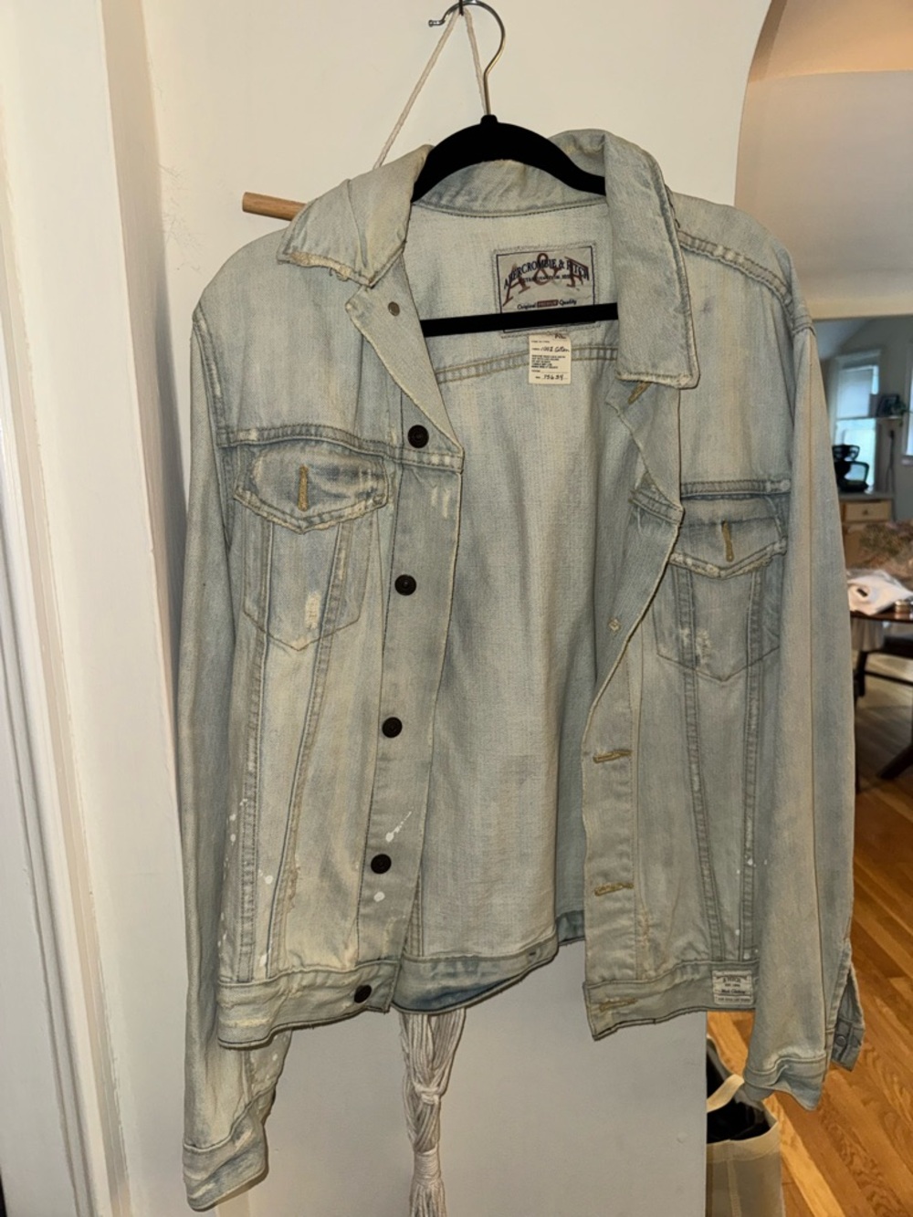 Vintage Abercrombie & Fitch Light Blue Denim Jacket